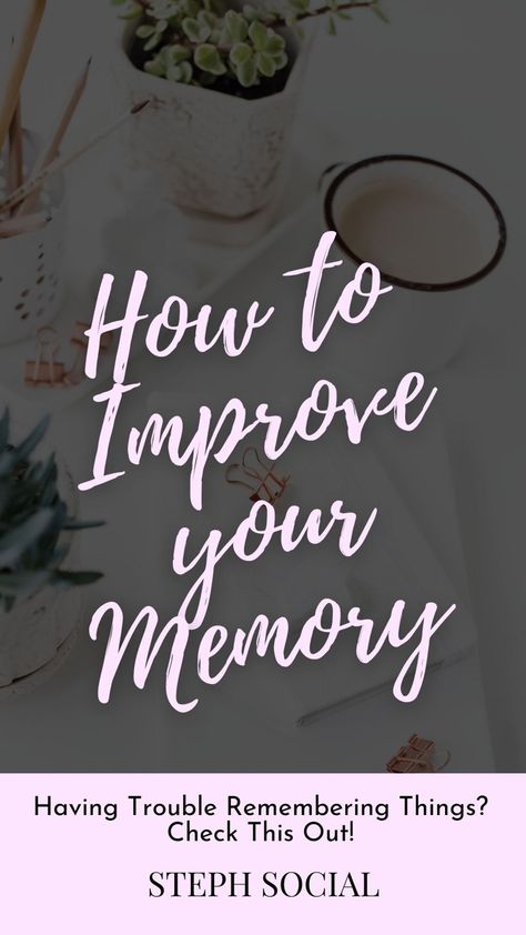 Improve Your Memory, Improve Working Memory, How To Improve Memory Study, Memory Boosting Foods, Tips To Increase Memory Power, Games To Improve Memory, How To Increase Memory Power The Brain, Memorization Techniques, Memory Exercises