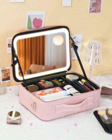 https://dengss.clothing/travel-makeup-bag-with-light-up-mirrormakeup-travel-case-with-adjustable-dividerswaterproof-makeup-train-caselighted-makeup-case-with-led-mirror-pu-leather-storage-organizer-cosmetic-bag/?feed_id=1779839&_unique_id=660478b105314&utm_source=Instagram&utm_medium=28dengss&utm_campaign=FS%20Posteronline%20clothing#DENGSS #fashion #style #love #instagood #like #beautiful #follow #clothing #model #beauty #happy #cute #shoes #shop #DENGSSFASHION #DENGSSSHOES #DENGSSKIDS C... Cosmetic Case Travel, Makeup Suitcase, Light Up Mirror, Travel Makeup Bag, Clothing Model, Mirror Makeup, Makeup Train Case, Leather Storage, Makeup Training