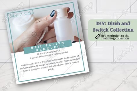 #nail #polish #nail polish remover #polish remover #remover #DIY #ditch and switch #simple swaps #hack #all natural #nontoxic polish remover #nail polish #wellnessadvocate #doterra #wellnessstockphotos #onedropdesigns #doterrawellnessadvocate #doterratips #doterragraphics #doterraphotos Ditch And Switch, Natural Nail Polish, Doterra Wellness Advocate, Free Content, Polish Remover, Content Calendars, One Drop, Nail Polish Remover, Rubbing Alcohol