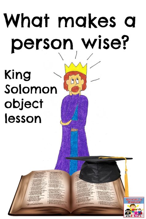 Object Lesson On Wisdom, Solomon Asks For Wisdom Object Lessons, King Solomon Wisdom Activities, Wisdom Object Lesson, King Solomon Wisdom Craft For Kids, Solomon Crafts For Kids Sunday School, Solomon Wisdom Craft, King Solomon Craft For Kids, King Solomon Craft