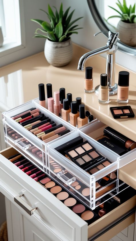 Discover the top 30 best makeup organizers to transform your vanity! From rotating makeup organizers and 360 makeup organizers to acrylic makeup organizers and wood makeup organizers, we’ve got you covered. Perfect for makeup storage organization, skincare storage ideas bathroom, and makeup organization vanity. Whether you need a spinning makeup storage solution, a makeup organizer with mirror, or a revolving makeup organizer, these stylish picks will keep your beauty collection tidy and chic. Explore organization ideas for makeup, DIY makeup organizer hacks, and aesthetic makeup organisers to elevate your space. Save this pin for the ultimate Amazon gift guide and parfume display inspiration Makeup Organizer Hacks, Skincare Storage Ideas, Organization Ideas For Makeup, Makeup Organisers, Organized Vanity, Wood Makeup Organizer, Makeup Organizer With Mirror, Makeup Organizing Hacks, Makeup Organizer Ideas