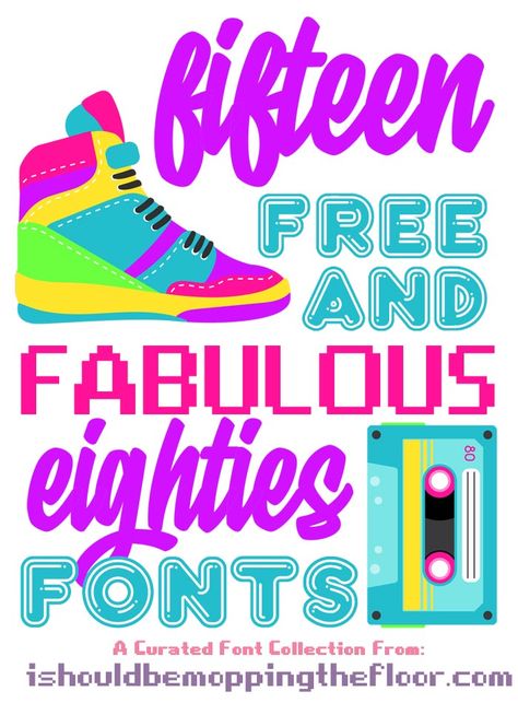 15 Free 80s Font Downloads that are, like, totally RAD for your projects! Includes Installation Instructions. 80s Font Free, 80s Svg Free, 1980s Font, Free Retro Fonts, 80s Fonts, 80s Font, 80s Quotes, Nightmare Before Christmas Font, Christmas Fonts Alphabet