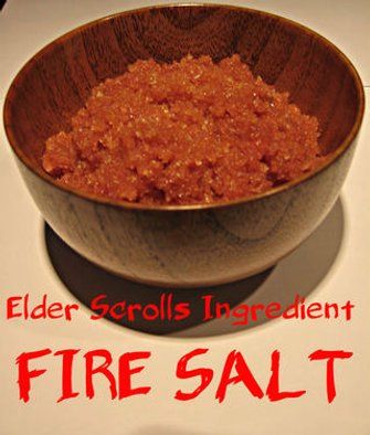 Spicy Edible Fire Salts (Skyrim) (with Pictures) Edible Fire, Fantasy Camping, Skyrim Party, Fandom Recipes, Skyrim Food, Nerd Food, Hobbit Party, Passionfruit Recipes, Geek Food