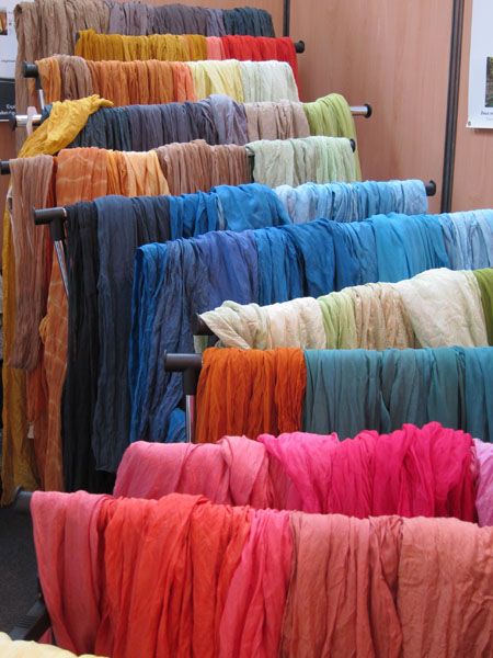 Naturally dyed scarves from CRITT Horticulture, a research center exploring natural dyes for industry and a sponsor of the conference - need to spend some time reading this blog. Natural Dyed Fabrics, Natural Dye Color Palette, Gladiator 2, Textile Dyeing, Dyeing Fabric, Moroccan Textiles, Natural Dye Fabric, Fabric Dye, Sustainable Art