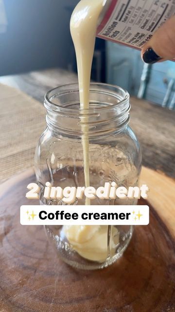 Melissa Helm on Instagram: "We’ve been doing this for the last couple of weeks and it’s so good! The best part? You just dump 2 cans in a mason jar and shake it up. If you are feeling adventurous you could add different things like cocoa powder, vanilla extract, peppermint extract or even things like cinnamon. There are tons of recipes online and different variations. Some people use maple syrup instead of sweetened condensed milk. I really want to try this with some raw cream seeing as raw milk Condensed Milk Coffee, Flavored Creamer, Raw Cream, Diy Coffee Creamer, Homemade Condensed Milk, Sweetened Condensed Milk Recipes, Homemade Milk, Sweet Condensed Milk, Homemade Coffee Creamer