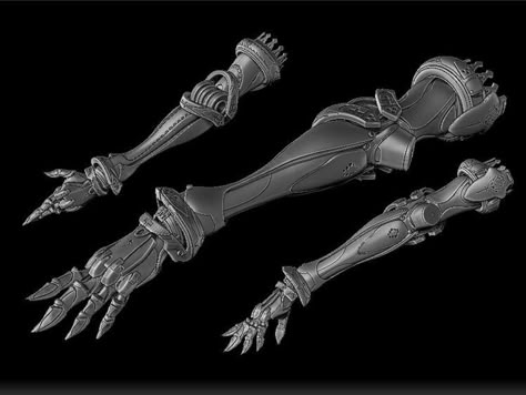 Fantasy Metal Arm, Fantasy Prosthetic Arm Concept Art, Prostethic Arms Concept Art, Metal Arm Drawing, Drakengard 3, Cybernetic Arm, Mechanical Arm, Robotic Arm, Sci-fi Armor