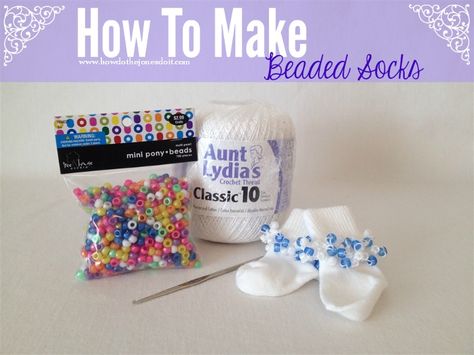 Beaded Socks, Baby Cuddles, Baby Socks Pattern, Crochet Pony, Blog Success, Ribbed Crochet, Crochet Socks Pattern, Newborn Socks, Creative Kids Crafts