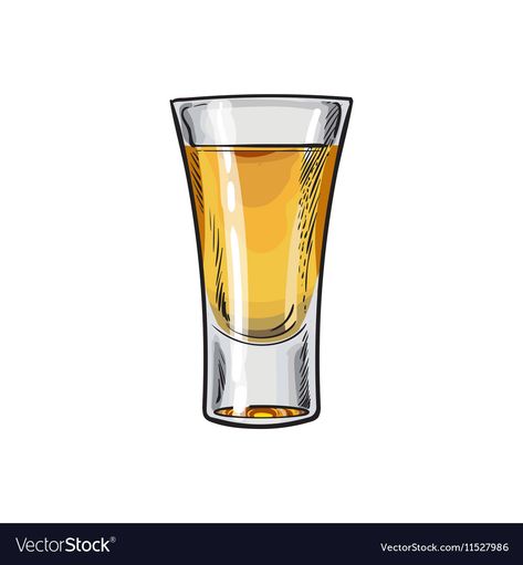 Shot Glass Illustration, Shot Glass Drawing, Honey Branding, Photo Gifts Diy, Brandy Glass, Shots Alcohol, Photography Templates, Bar Restaurant, Gifts Diy