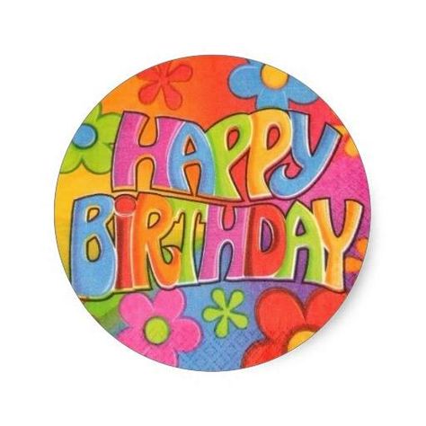 A groovy Birthday wish! Happy Birthday Hippie, Simple Birthday Message, Hippie Birthday, Hippie Party, Happy Birthday Signs, Happy Birthday Wishes Cards, Happy Birthday Fun, Birthday Wishes Cards, Happy Birthday Messages