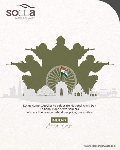 Republic Day Artwork, Indian Army Day Creative Ads, Army Day Creative Ads, Indian Army Day Poster, Army Day Poster, Army Independence Day, Indian Army Day, India Army, Soldier Poster