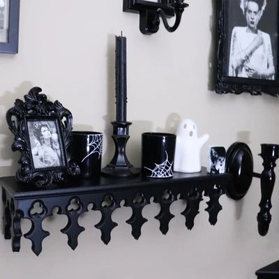 Goth Bedroom, Gothic Room, Gothic Bedroom, Creepy Decor, Gothic Furniture, Bad Inspiration, Dark Home Decor, Gothic Revival, Goth Home