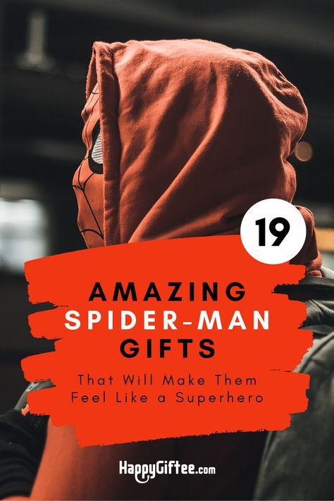 List of hand-picked gift ideas for spiderman fans 🎁 See full article at: https://www.happygiftee.com/spiderman-gifts/ Spiderman Gifts For Boyfriend, Spider Man Gifts, Christmas Ideas For Boyfriend, Spiderman Gifts, Superhero Gifts, Avengers Birthday, Sweet 16 Gifts, Spiderman Birthday, Man Child