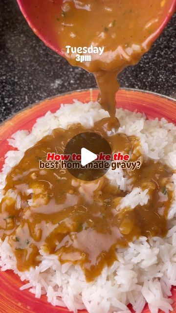 Lipton Onion Gravy Recipe, Gravy From Lipton Onion Soup, Lipton Onion Soup Mix Gravy Recipe, Gravy With Lipton Onion Soup, How To Make Homemade Gravy, Chicken Rice And Gravy Recipe, Lipton Onion Soup Gravy Recipe, Chicken Gravy And Rice, Rice And Gravy Recipes