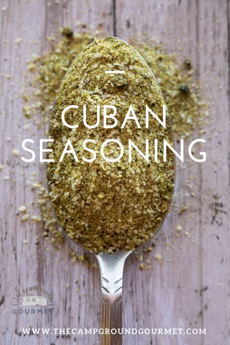 Mojo Seasoning Recipe, Cuban Sauce For Pork, Cuban Spice Blend, Cuban Seasoning Recipe, Cuban Grilled Chicken, Mojo Recipe Cuban, Cuban Chicken Recipes, Cuban Spices, Cuban Seasoning