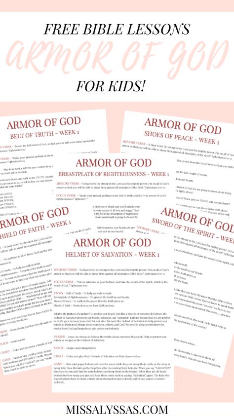 Free - Armor of God lessons for kids. Free Armor of God lessons | Armor of God lessons for kids | Armor of God series for kids | Armor of God | Armor of God for children | Armor of God games | Armor of God crafts | Armor of God stories | Easy Armor of God lesson | How to teach the Armor of God to kids | How to teach the Armor of God to children | Armor of God for little kids Shoes Of Peace Armor Of God, Armor Of God Crafts For Teens, Breastplate Of Righteousness Game, Armour Of God Worksheet, Armor Of God Games, Armour Of God Crafts, Armor Of God Lesson Free Printable, Armor Of God Sunday School Lesson, Armor Of God For Kids Printables Free