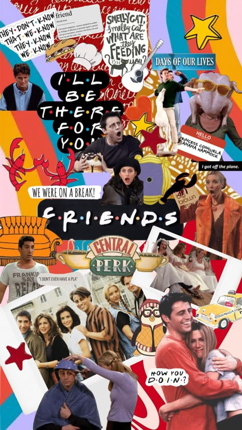 #friends #friendsthetvshow Friends Wallpaper Collage, Friends Screensaver, Friends Show Wallpaper, Friends Series Wallpaper, Friends Tv Series Wallpapers, Friends Tv Show Aesthetic, Friends Series Quotes, Friends Aesthetic Wallpaper, Friends Wallpaper Iphone