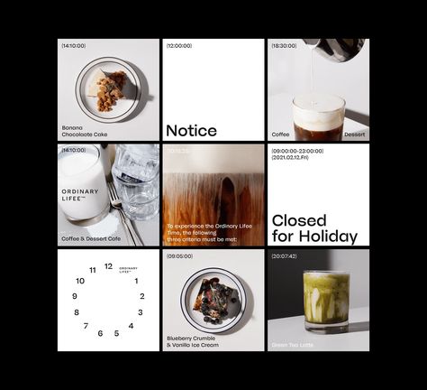 Cafe Social Media, Grid Inspiration, Canva Inspiration, Instagram Feed Layout, Design Café, Social Design, Instagram Grid, 카드 디자인, Instagram Layout