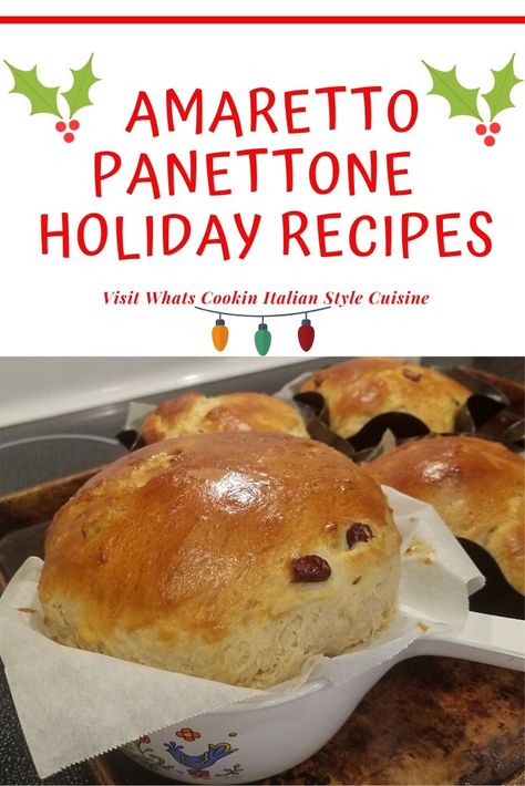 Amaretto Panettone Amaretto Bread, Homemade Sweet Bread, Panettone Recipe, Italian American Food, Italian Recipes Easy, Italian Recipes Authentic, Sweet Bread, Bread Recipes Homemade, How To Make Bread