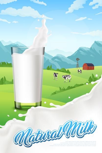 Th True Milk, Fairlife Milk, Milk Factory, Milk Plant, Tooth Cartoon, Milk Flow, Milk Products, Milk Splash, Poster Nature