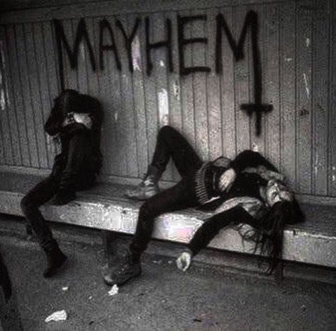 #drummer #metal #music #cool Mayhem Black Metal, Mayhem Band, Chaos Lord, Black Metal Art, Dark Grunge, Heavy Metal Music, Band Photos, Instagram Analytics, Long Hair Styles Men