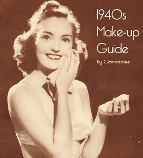 1940's Makeup, 1940s Makeup, Vintage Makeup Looks, Forties Fashion, 1940s Women, Hearts Vintage, 1940's Fashion, 1940s Hairstyles, Vintage Dance