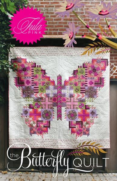 de Jong Dream House: Tula Pink Butterfly SAL: weeks 1-5 Butterfly Quilts, Butterfly Quilt Pattern, Alzheimer's Prevention, Tula Pink Quilt, Quilt Modernen, Butterfly Quilt, Patchwork Blanket, Pretty Quilt, Pink Quilts