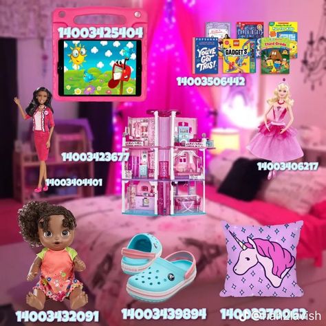 Barbie Doll House Decal Bloxburg, Bloxburg Doll House Decal, Blox Burg Photo Codes, Bloxburg Granny Outfit Codes, Bloxburg Barbie House Decal, Bloxburg Unicorn Decal Codes, Club Roblox Image Id Codes Disney, Acnh Custom Design Ideas, Laundry Detergent Bloxburg Codes