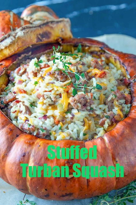 Turban Squash How To Cook, Turks Turban Squash Recipe, Stuffed Turban Squash Recipe, Turban Squash Recipe, Turban Squash, Carnival Squash, Rustic Thanksgiving, Cranberry Relish, Roasted Root Vegetables