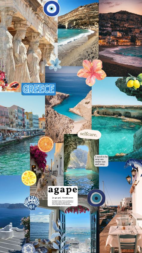 #greeceaesthetic #greece #summer #happy #aesthetic #crete Crete Aesthetic, Happy Aesthetic, Holiday Outfits Summer, Greece Summer, Summer Happy, Crete Greece, Scenery Wallpaper, Crete, Summer Aesthetic