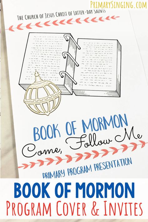 Book Of Mormon Primary Program 2024, Lds Primary Program Invitation, Primary Presentation 2024, Primary Program Comment Cards, Primary Program 2024 Script, Book Of Mormon Primary Program, Primary Program 2024, Lds Primary Program 2024, Primary Program Invitations