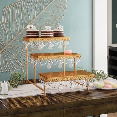 99 Three Tier Stand, Cake Stand Set, Tiered Stand, Simple Elegance, House Of Hampton, Cottage Chic, Bakeware, Antique Style, Beck