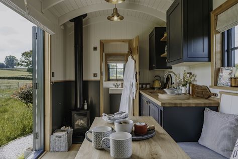 Shepherds Hut Bathroom, Shepard Hut, Portable Homes, Shepherds Hut For Sale, Hut Ideas, Shepherds Huts, Shepherd Hut, Tiny Home Office, Shepherd Huts