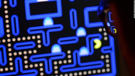 Pac-Man at 40: A history of the famous arcade game on its anniversary  - CNN Style History Of Video Games, Funny Effects, Vintage Video Games, School Videos, Vegas Casino, Different Games, Pac Man, Night Ideas, Cbs News