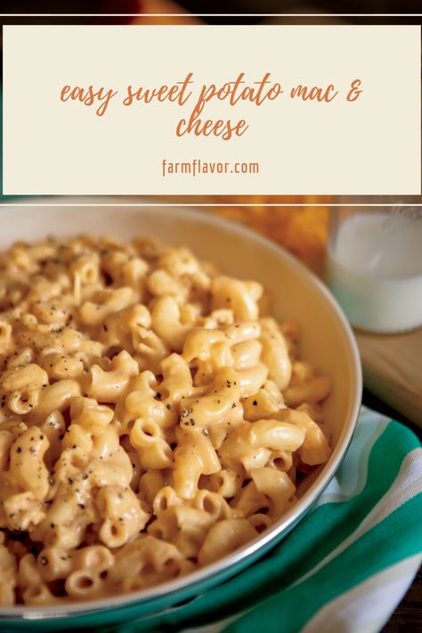 Sweet Potato Mac And Cheese, Potato Mac And Cheese, Mac And Cheese Rezept, Thanksgiving Guide, Cheesy Mac, Classic Mac And Cheese, Easy Sweet Potato, Homemade Comfort Food, Easy Cheese Recipes