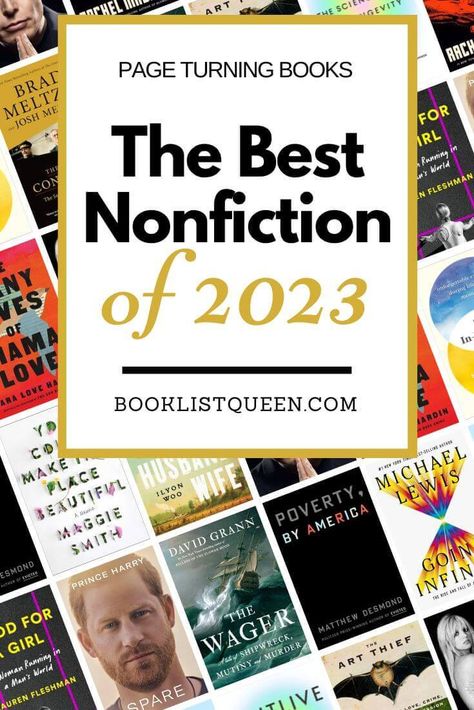 Curious about the best nonfiction books of 2023? Read stunning memoirs and learn more about history, science, or self-improvement with these must-read nonfiction books. Historical Nonfiction Books, Best Non Fiction Books, Best Nonfiction Books, Trilogy Books, Books Of 2022, Books Of 2023, Historical Nonfiction, Fiction Books To Read, Books Nonfiction