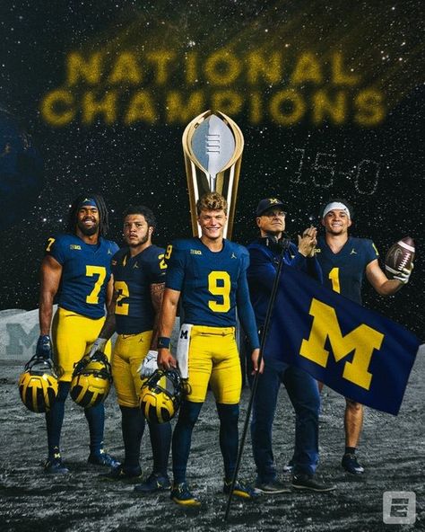 (1) Michigan Football on X: "Michigan vs Everybody Michigan won 〽️ #GoBlue https://t.co/p2EqggIXgO" / X College Football Gameday, U Of M Football, Michigan Go Blue, Maize And Blue, Cute Football Players, Wolverines Football, Michigan Wolverines Football, Michigan Sports, Michigan Football