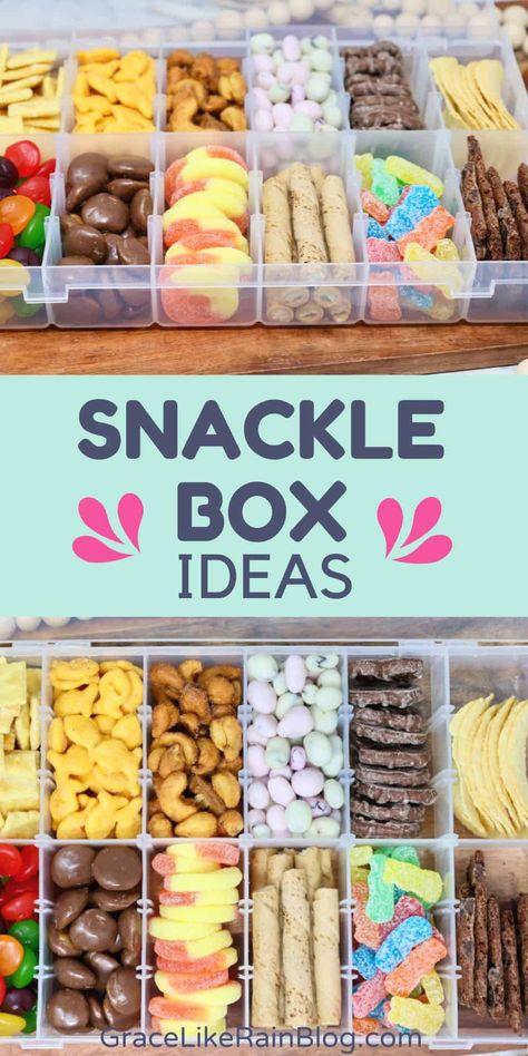 DIY Snacks on the Go: Create Your Own Snackle Box in Just a Few Steps - Grace Like Rain Blog Snackle Box Ideas For Adults, Convenience Store Snacks, Snackle Box Ideas, Roadtrip Snacks, Vacation Snacks, Snack Kit, Kids Snack Box, Snackle Box, Hunger Pangs