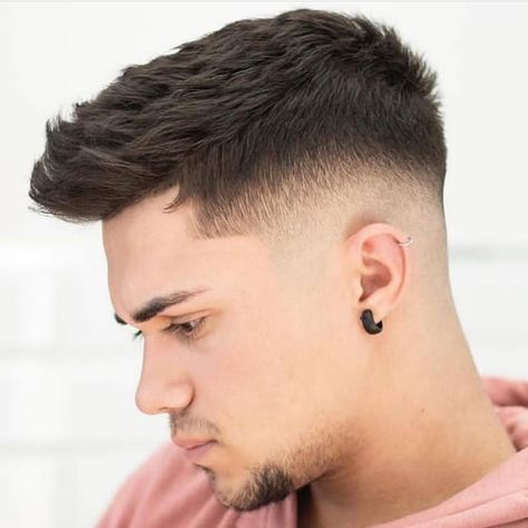 V Shaped Haircut, Mid Fade Haircut, Men Fade Haircut Short, Short Fade Haircut, Gents Hair Style, Cortes De Cabello, Men Haircut Curly Hair, Mens Hairstyles Thick Hair, Men Hair Color