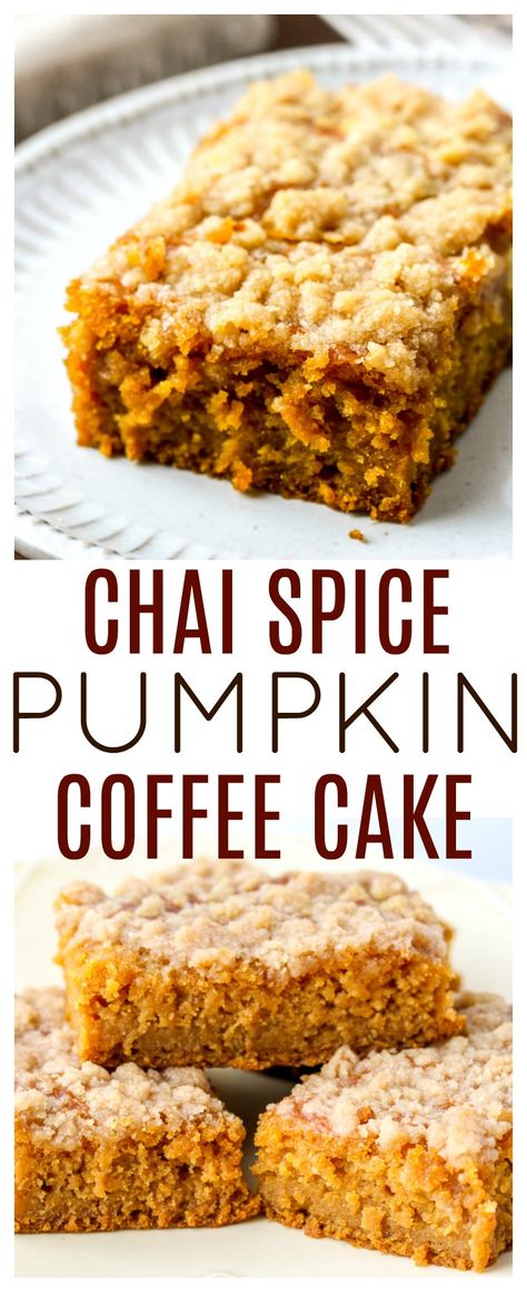 Chai Recipes Food, Chai Bread, Chai Pumpkin Cake, Pumpkin Chai Cake, Chai Tea Baking Recipes, Pumpkin Chai Bread, Chai Dessert Recipes, Chai Pumpkin Bread, Chai Recipes