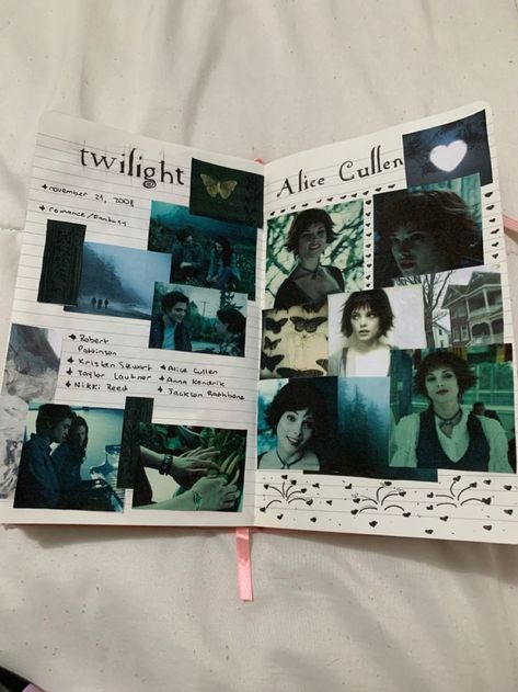 Twilight Core, Twilight Book, Twilight Pictures, Alice Cullen, Bulletin Journal Ideas, Twilight Fans, Art Journal Therapy, Dream Journal, Diary Ideas