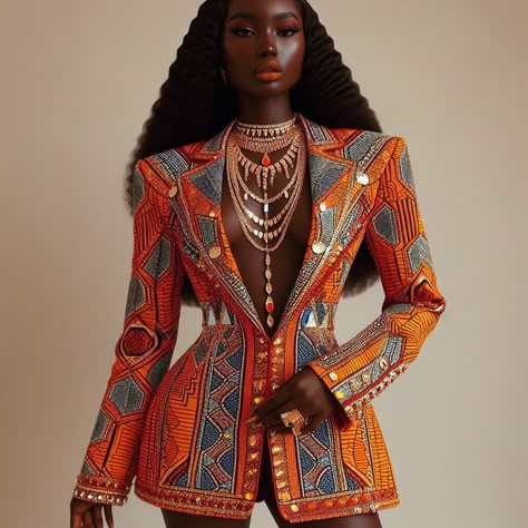 Afro Futurism Fashion, Afropunk Fashion, Afrocentric Fashion, Plus Size Baddie Outfits, Make Fashion, Kente Styles, African Inspired Clothing, African Fashion Modern, Two Piece Homecoming Dress