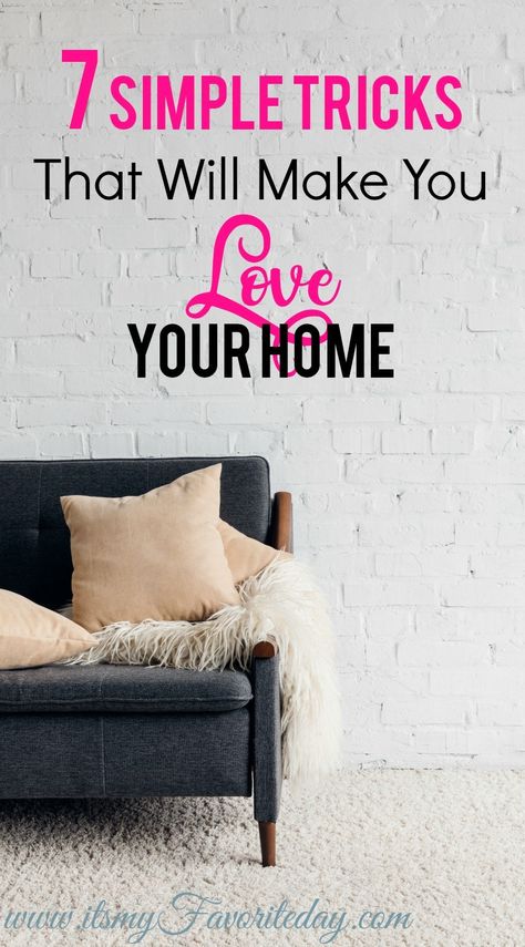 I  am so loving tip #4.  These are great tips to improve the feel and look of your home.  #homedecor #simplicity #organize #loveyourhome How To Improve Your Home, Home Organisation Tips, Modern Modular Homes, Clutter Free Home, How To Clean Iron, Home Organisation, Home Organization Hacks, Declutter Your Home, Love Your Home