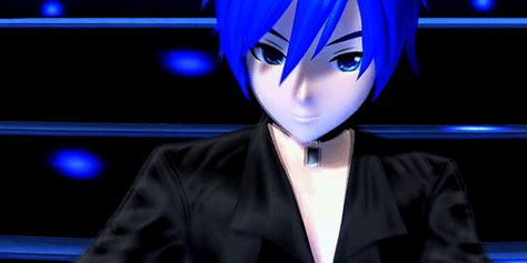 Kaito Guilty, Kaito Vocaloid, Kaito Shion, Vocaloid Kaito, Project Diva, Banner Gif, Moving Image, Tumblr Posts, Hatsune Miku