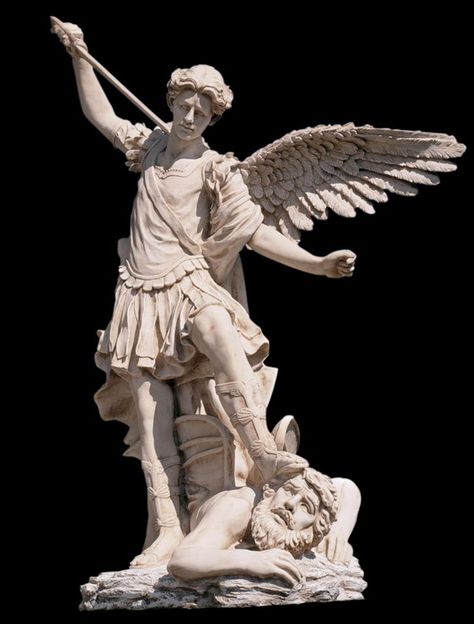 Saint St Michael Archangel Christian Statue Sculpture Reproduction Saint Michael Statue, Angel Statues Sculpture, Angel Garden Statues, Garden Angel, Popular Images, St Michael The Archangel, Roman Statue, Michael The Archangel, Angel Statue