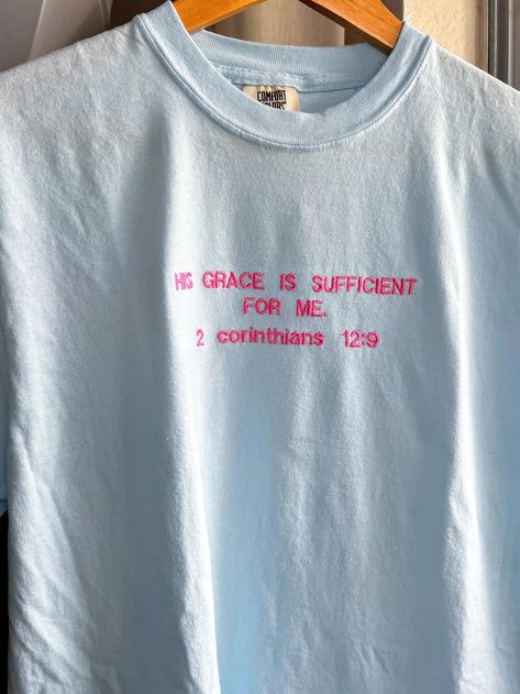 Embroidered Christian T-shirt Faith Shirt Jesus Clothes Faith Based Apparel Gift for Christian Aesthetic Bible Verse T-shirt - Etsy Cute Modest Shirts, Christian Apparel Aesthetic, Cute Christian Shirts, Jesus Shirts Christian Clothing, Jesus T Shirts, Aesthetic Bible Verse, Jesus Apparel, Christian Outfits, Aesthetic Bible