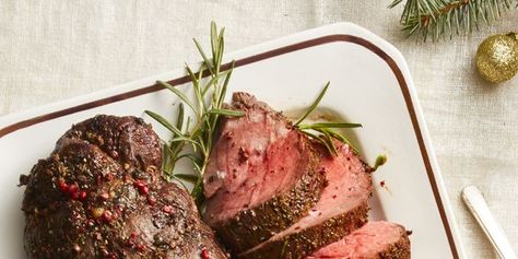 Beef Tenderloin with White Wine Sauce Recipe Homemade Horseradish, Venison Backstrap, Beef Tenderloin Recipes, Pork Adobo, Peppercorn Sauce, Pork Rub, Pork Shoulder Roast, Creamy Mushroom Sauce, Rosemary Garlic