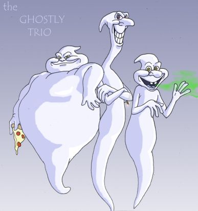 The Ghostly Trio - Casper's  uncles Casper The Ghost Drawings, Casper The Friendly Ghost Tattoo, Casper Ghost, Easy Disney Drawings, Ghost Drawing, Fall Canvas Painting, Cartoon Character Tattoos, Casper The Friendly Ghost, Hello Kitty Halloween