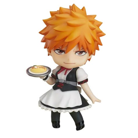 Bleach Nendoroid, Ichigo Nendoroid, Chibi Ichigo, Ichigo Strawberry, Bleach Chibi, Bleach Figures, Ichigo And Orihime, Ichigo Manga, Renji Abarai