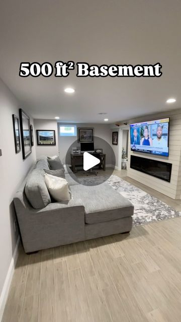 Finished Basements NJ ™ on Instagram: "Let’s make your basement the heart ❤️of your home! 🏠 #finishedbasement" Bungalow Basement Remodel, Basement With Bedroom Layout, Basement Family Room Ideas Cozy Living, Long Narrow Basement Ideas, Basement Plans Layout, Basement Bedroom Layout Ideas, Basement Built In Storage, Finished Basement Ideas Layout, Basement Layout Floorplan