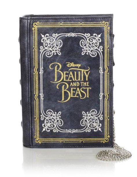 Beauty And the Beast Bag Bella + Core + Aesthetic, Danielle + Core + Aesthetic, Nicole + Core + Aesthetic, Beauty And The Beast Book, Fairytale Book, Disney Beast, Danielle Nicole Disney, Princess Stuff, Book Clutch